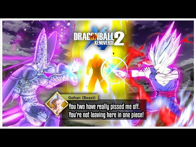 PERFECT CELL Meets BEAST GOHAN REVENGE REMATCH! Parallel Quest Mission! Dragon Ball Xenoverse 2