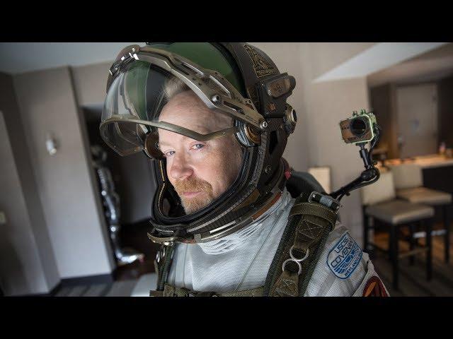 Adam Savage Incognito in the Alien: Covenant Spacesuit!