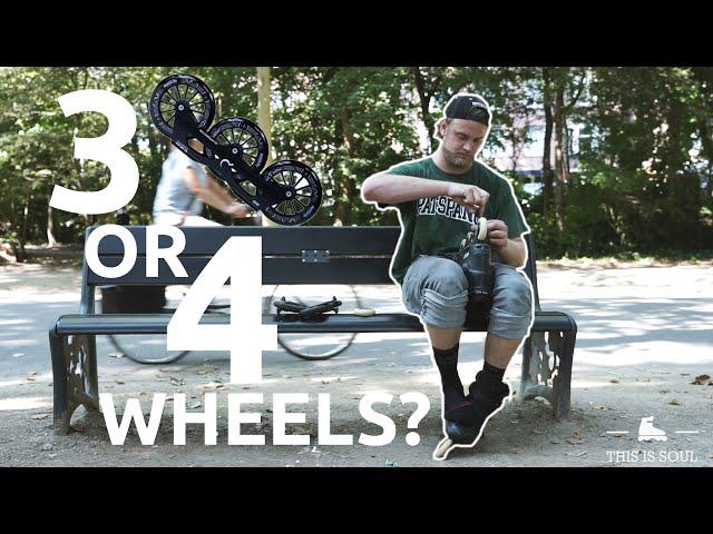 3 OR 4 WHEELS? Differences Explained // Inline Skating