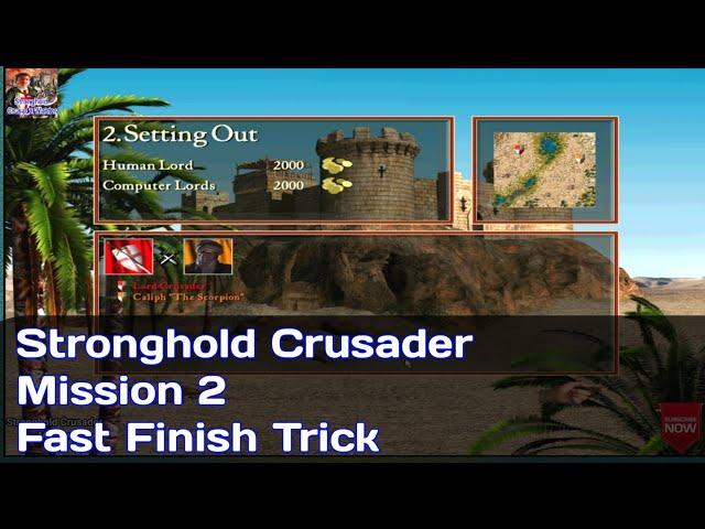 Stronghold Crusader | Mission 2 | Setting Out (Crusader Trail) | Stronghold Crusader Master