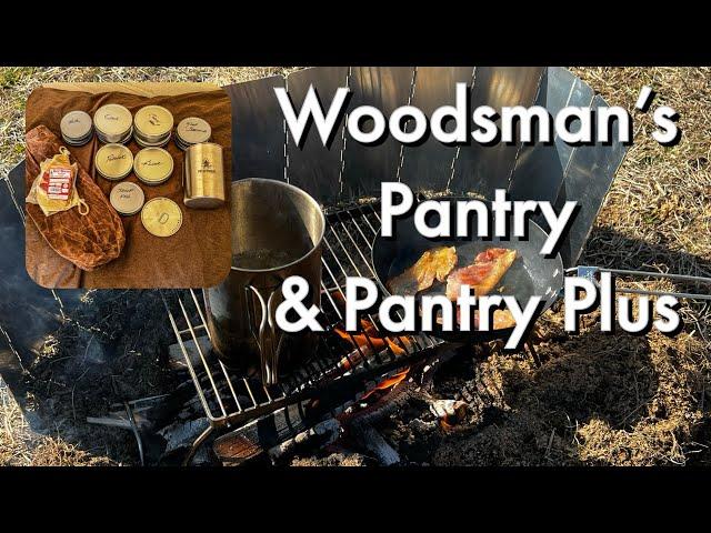 Woodsman’s Pantry and Pantry Plus concept for Packing food for Campfire Cooking or on the trail ASMR