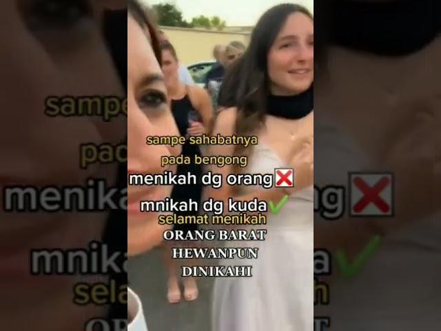 Menikahi manusia menikahi kuda