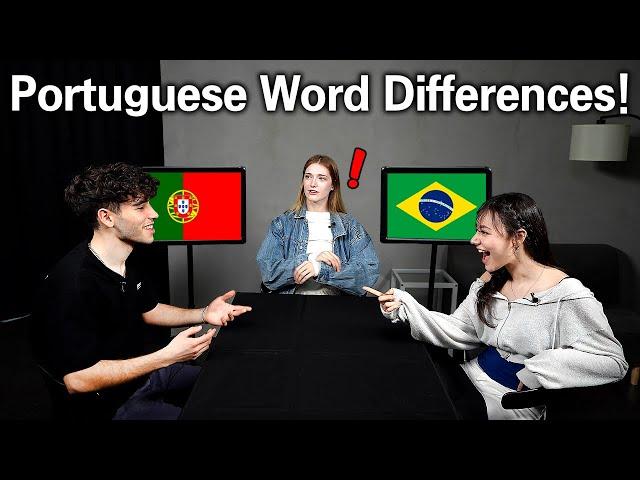 Brasil & Portugal Using Different Portuguese!!  Portuguese Pronunciation/Word differences!!