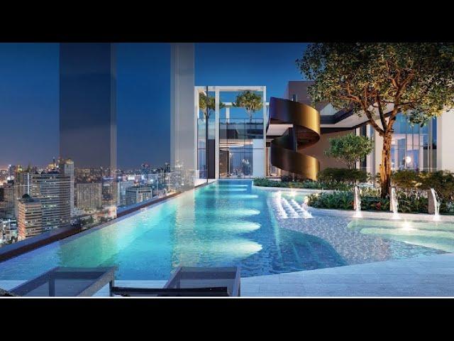 EP 154 JUST 150 M WALk TO MRT PHRA RAM 9 BRAND NEW CONDO BANGKOK THAILAND