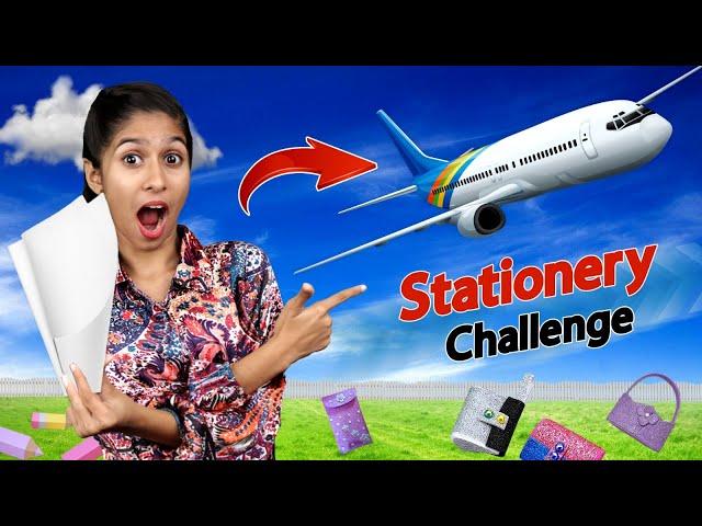 Stationary For First Day Of School | Dad vs Me Stationery challenge