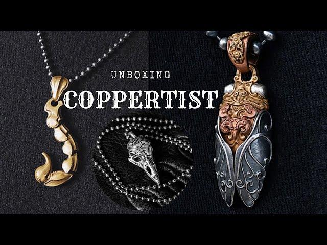 Unboxing Coppertist Haul | Necklace and Pendant | Cicada | Scorpion | Raven Skull