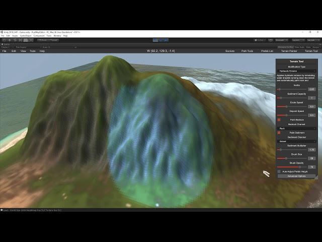 RustEdit 1.0.19 - Hydraulic Erosion Brush