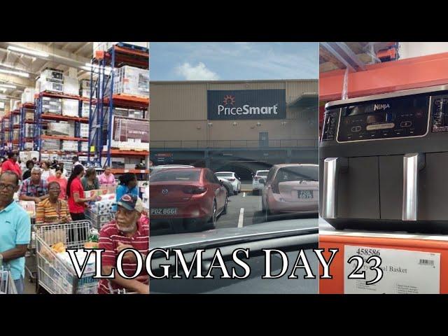 VLOGMAS DAY 23 | More Christmas Shopping | Pricesmart Trinidad | Trini Total Health