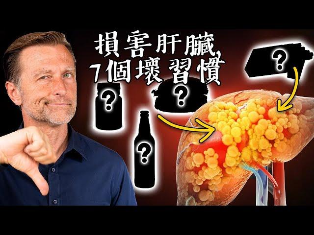 傷害肝7個壞習慣,護肝食物的自然療法,柏格醫生 Dr Berg