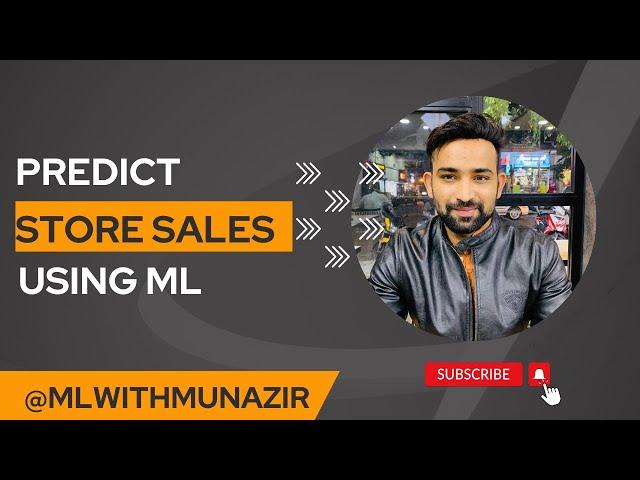 Store Average Daily Sales Prediction using Machine Learning | Data Science project for Beginners