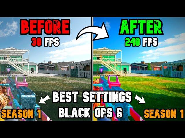 Best PC Settings for COD Black Ops 6! Season 1 (Optimize FPS & Visibility)