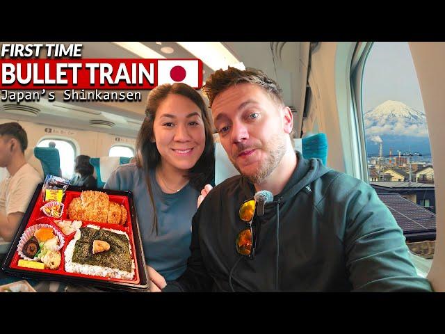 HOW TO RIDE the BULLET TRAIN in Japan! (Shinkansen & Bento Lunch Experience - Fastest Train)