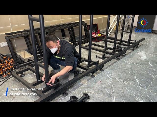 Newest Video Tutorial- How to Install Canbest RX Events LED Wall With Aluminum Ground Support