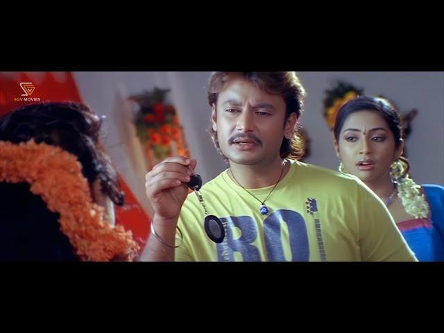 Gaja Kannada Movie Back to Back Comedy Scenes - Darshan, Navya Nair, Komal