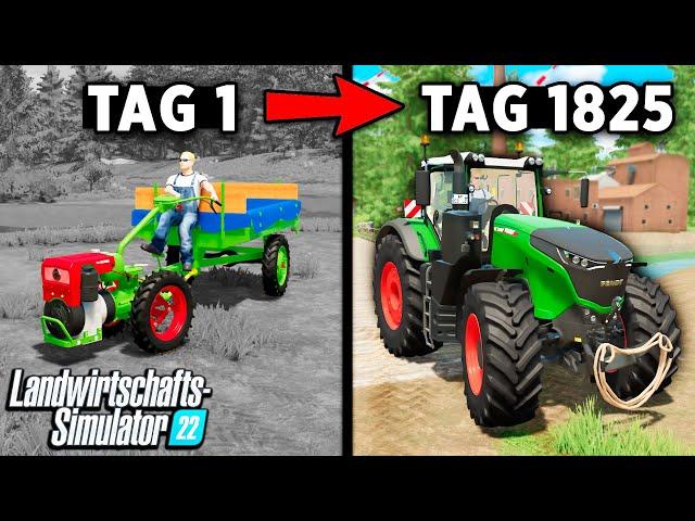 Ich habe 5 JAHR damit verbracht, die PERFEKTE FARM von Grund auf zu erschaffen! LS22