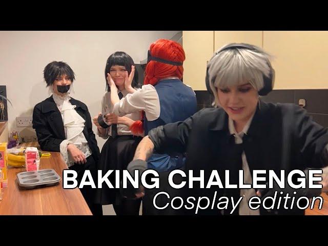 baking challenge in Bungou Stray Dogs cosplay