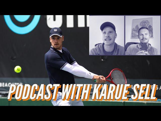 Podcast with Karue Sell from My Tennis HQ