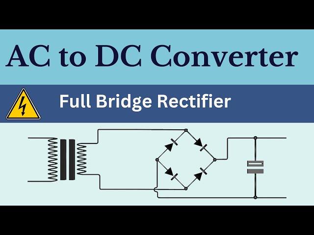 How to convert AC to DC | 3D Animation