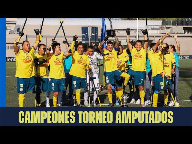 Campeones en el área de fútbol inclusivo categoría: Amputados | Club América