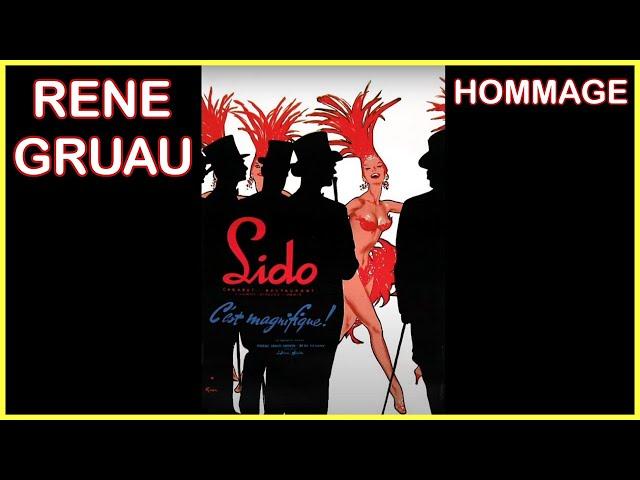 Diaporama: Hommage à Mr René Gruau, célèbre affichiste