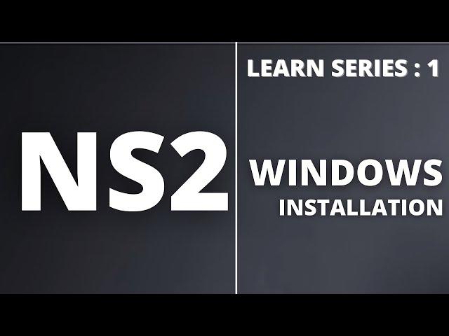 தமிழில்|How to Download and install NS2 in Windows 7  Step by Step Tutorial