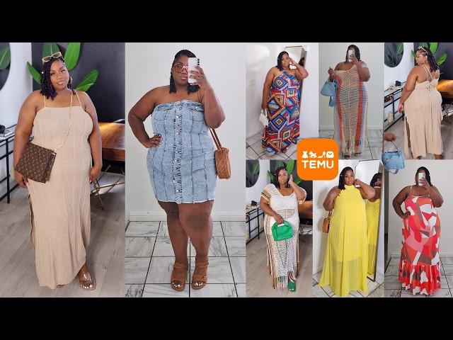 HUGE! Temu *plus size* End of Summer Clothing Haul! 2024