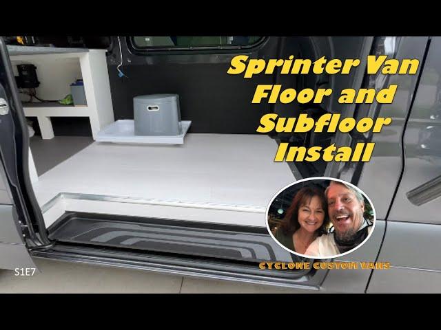 Sprinter Van Floor & subfloor insulation Install