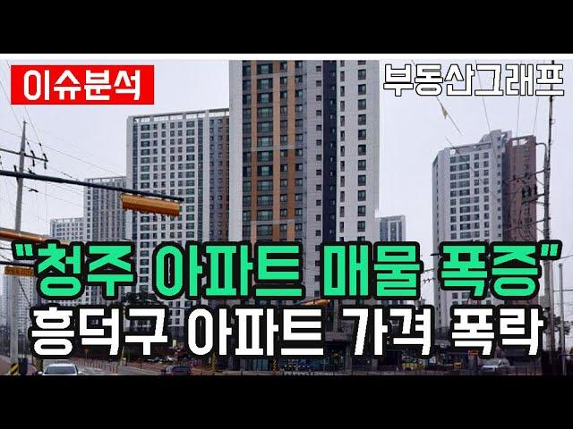 "청주 아파트 매물 폭증에 가격 폭망" 충북 청주시 흥덕구 하락순위 TOP10 #전망 #급매물 #분양가 #전세가