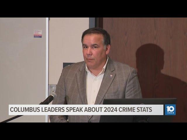 Columbus mayor, police discuss 2024 crime statistics