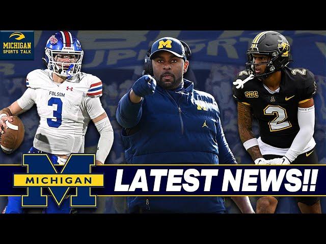 Latest News on WR and OL Portal Targets, NEW Targets Emerge, + Michigan Visits 5-Star QB, and More!!