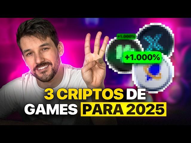 3 CRIPTOMOEDAS PROMISSORAS DO SETOR DE GAMES PARA INVESTIR PARA 2025