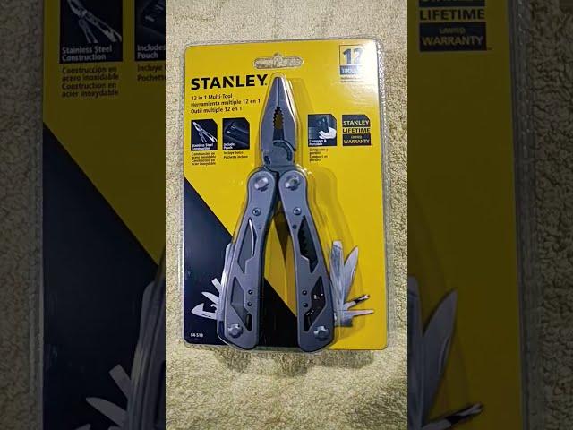 STANLEY 12-in-1 Foldable Multi Tool || Home, Car, Bikes, Camping & Outdoors Adventure