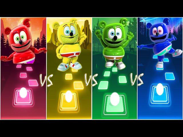 Gummy Bear With His New Colors - Gummy Bear Songs - Tiles Hop EDM Rush!