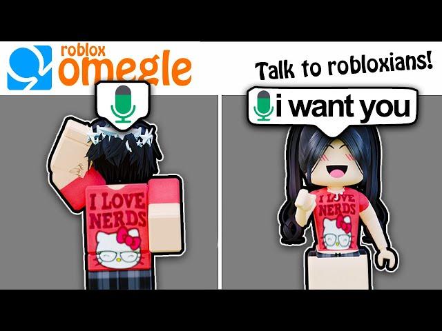 Matching Random E-GIRLS In Roblox OMEGLE VOICE CHAT