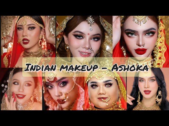 Ashoka - Indian bridal makeup  | tiktok compilation | #makeuptransformation #indianmakeup #indian