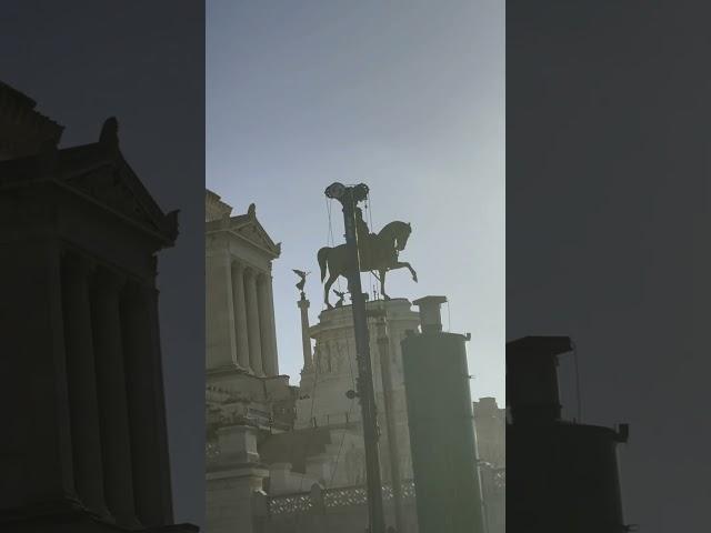 Piazza Venezia, Rome, Italy ️ #italy #rome #shortfeed