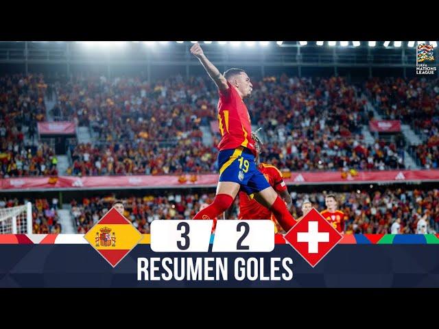España vs Suiza | 3-2 | Resumen | Liga de las Naciones 2024-25