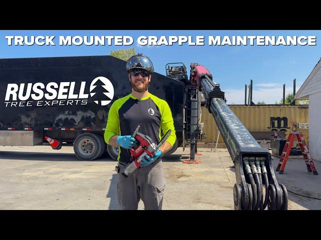 Truck Mounted Grapple Maintenance I Russell Tree Experts