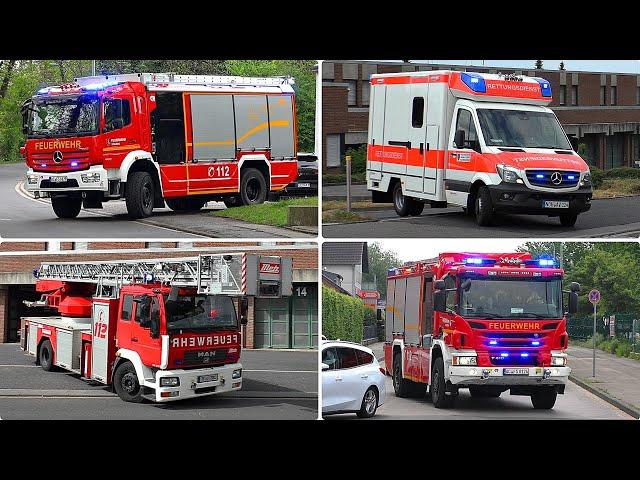 [Leih DLK | Löschzug mit MTF] - EINSATZFAHRTEN STOLBERG - Feuerwehr, Rettungsdienst & MHD im Einsatz