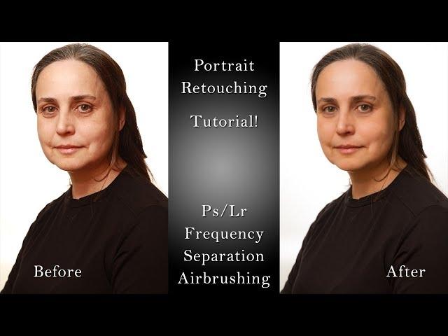 Portrait RetouchingTutorial: Frequency Separation & Airbrushing