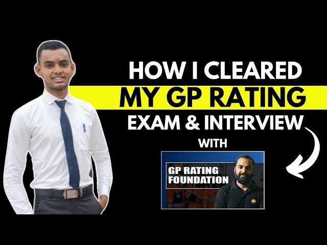 How to clear GP Rating Exam and Interview | DEMO INTERVIEW | GP RATING | MERCHANT NAVY