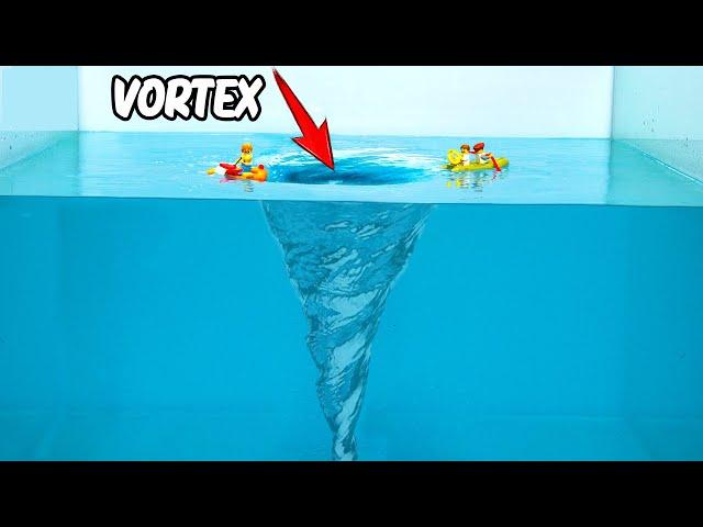 I Tested a BIG Vortex vs Lego Boats!