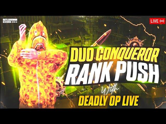 BGMI 3.3 NEW UPDATE OCEAN ODYSSEY | LIVE DUO RANK PUSH | DIAMOND TO CONQUER | DAY 4