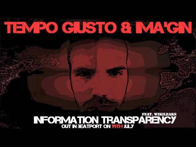 Tempo Giusto & Ima'gin feat. WikiLeaks - Information Transparency