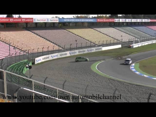 Almost Crashes Accident Unfall Spins Opel OPC Mazda  Ausblasen 2012 Hockenheimring Trackday