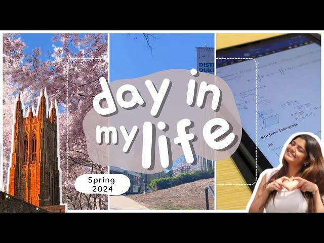 day in my life | duke university | spring 2024