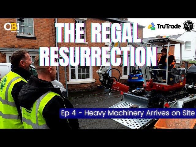 The Heavy Machinery Arrives on Site! ️ | The Regal Resurrection 04 — #Construction