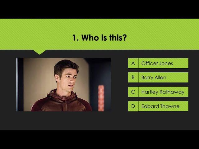 The Flash Quiz: Name All The Characters