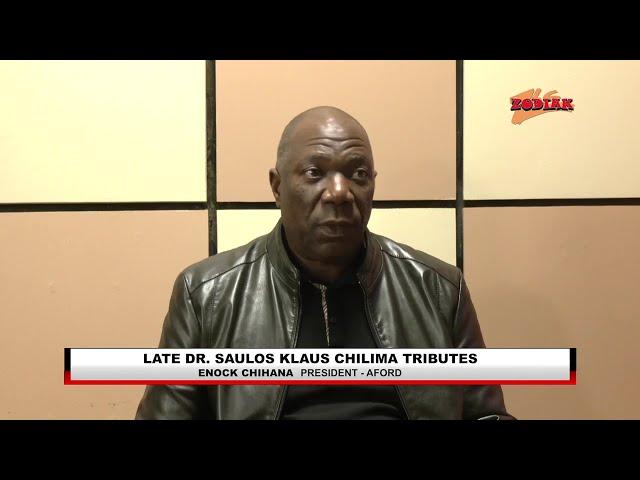 Enock Chihana Tribute to the Late Dr. Saulos Klaus Chilima