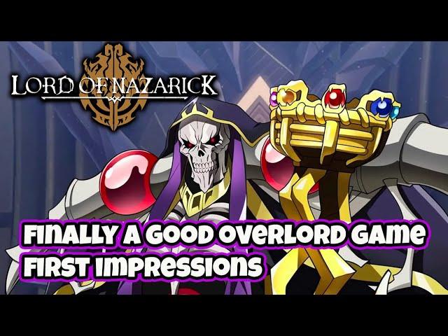 OVERLORD LORD OF NAZARICK First impressions and gameplay is it worth playing